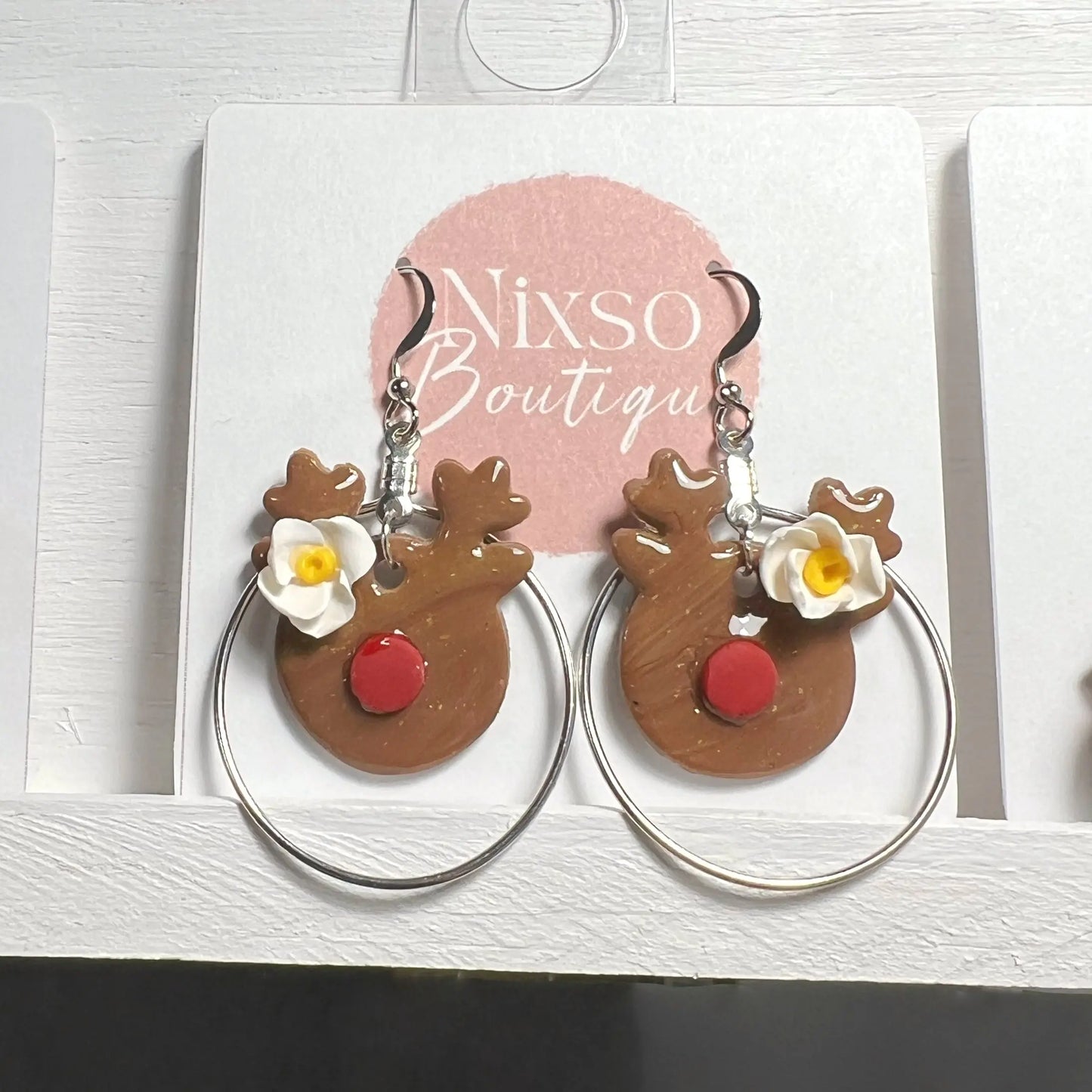Reindeer earrings Nixso Boutique