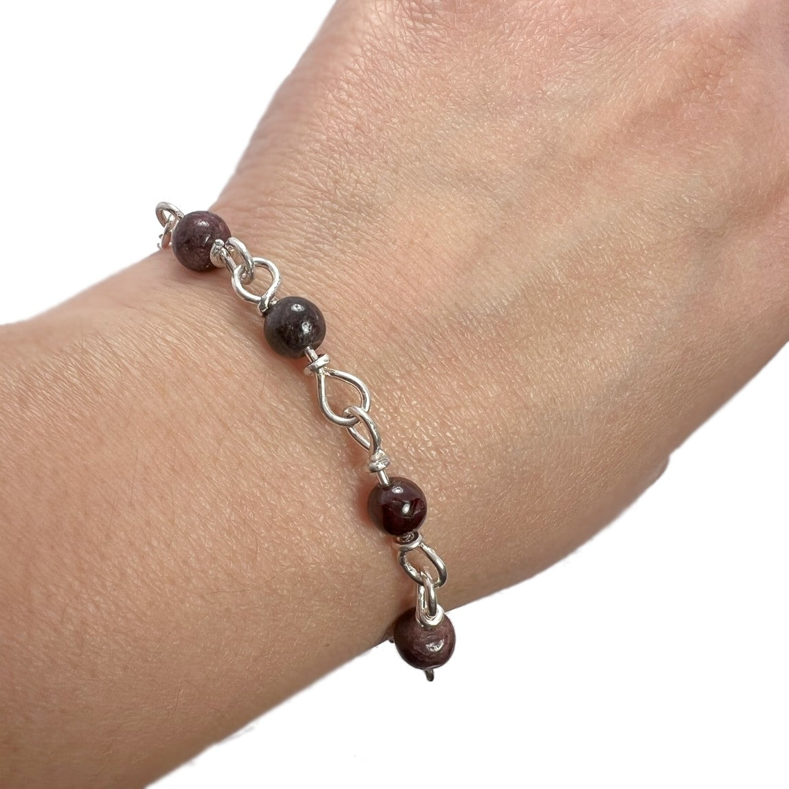 Garnet Bracelet (January Birthstone) Nixso Boutique