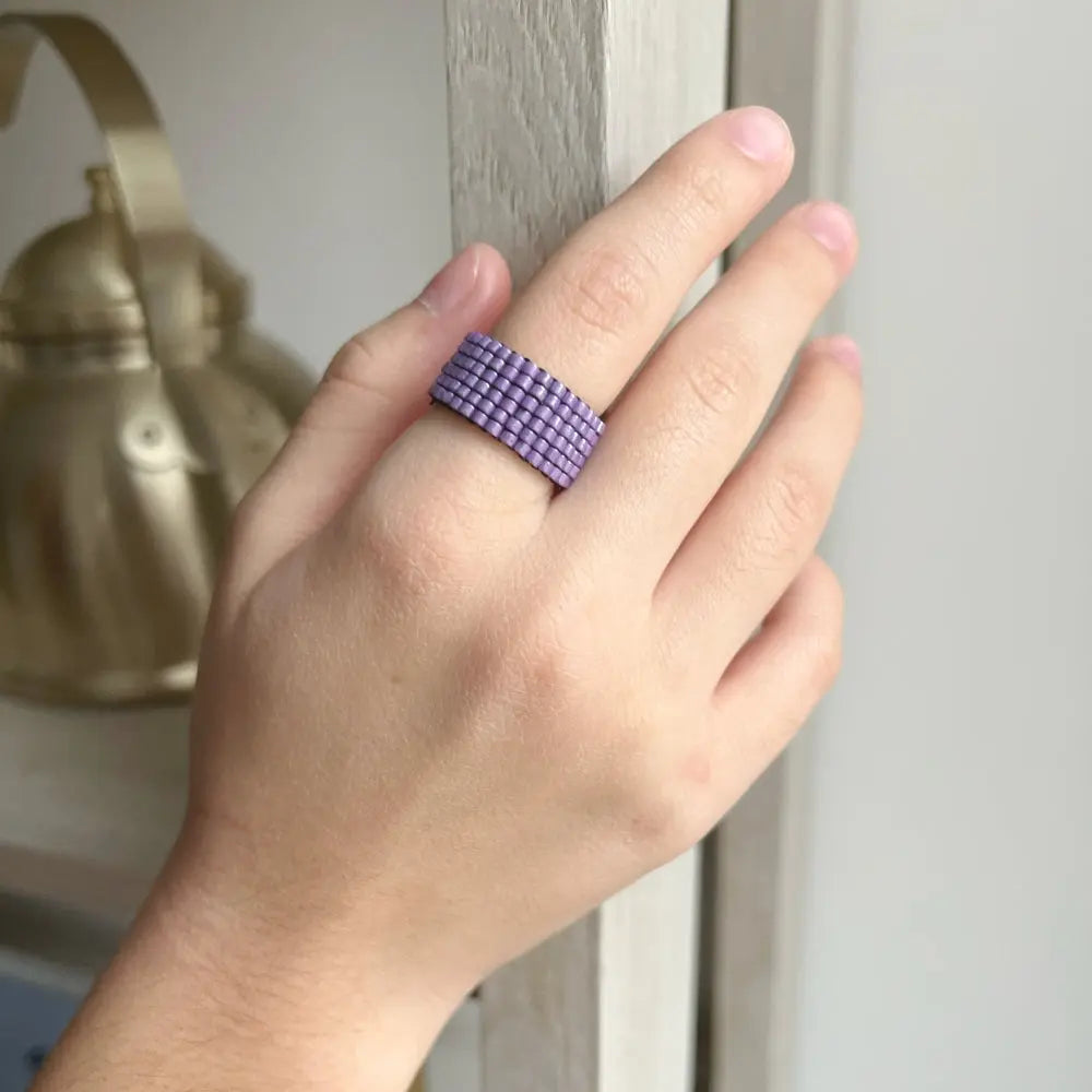 Seed Ring (Purple shades) Nixso Boutique