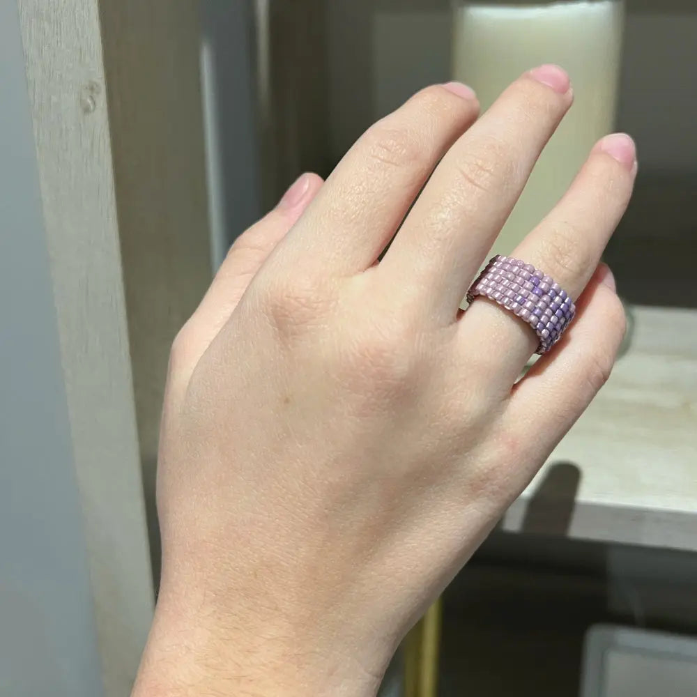 Seed Ring (Purple shades) Nixso Boutique