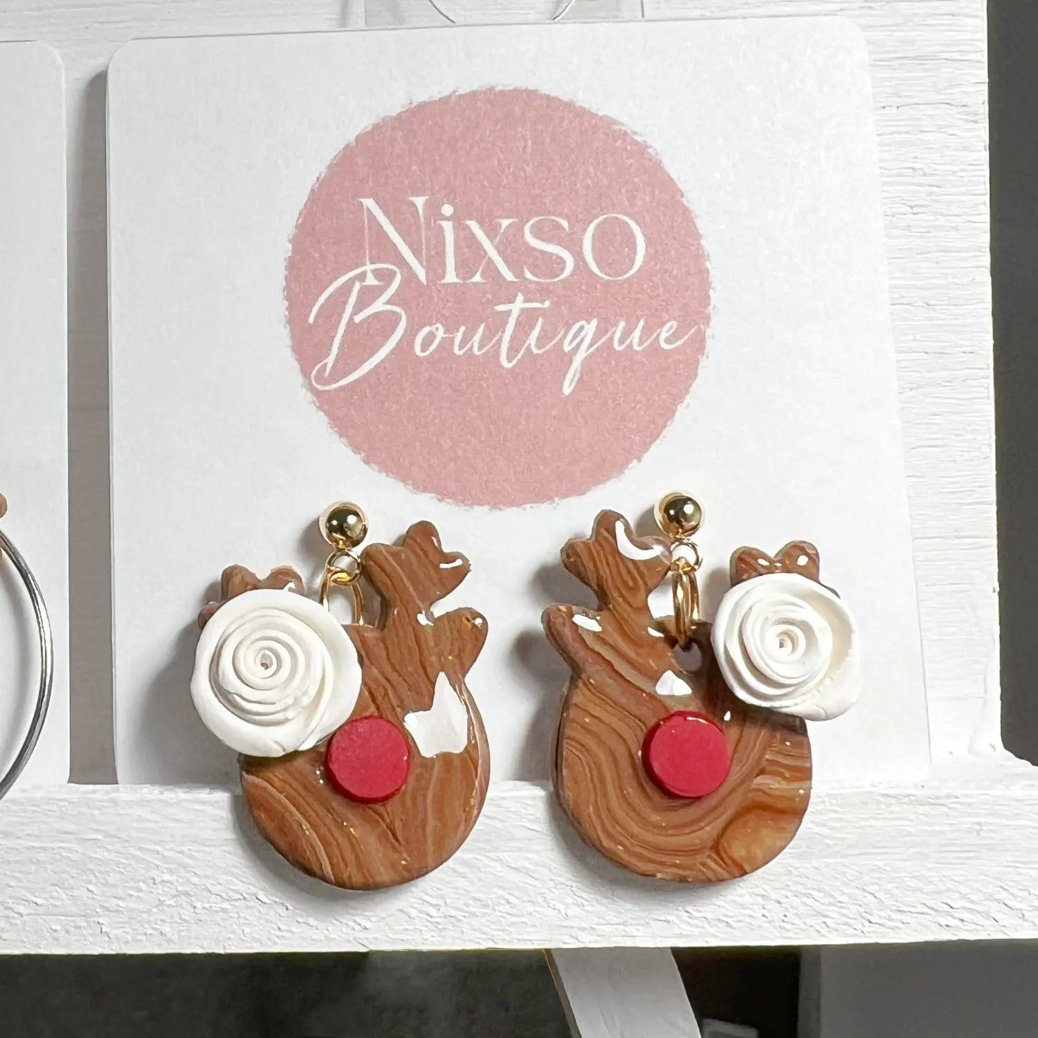 Reindeer earrings Nixso Boutique