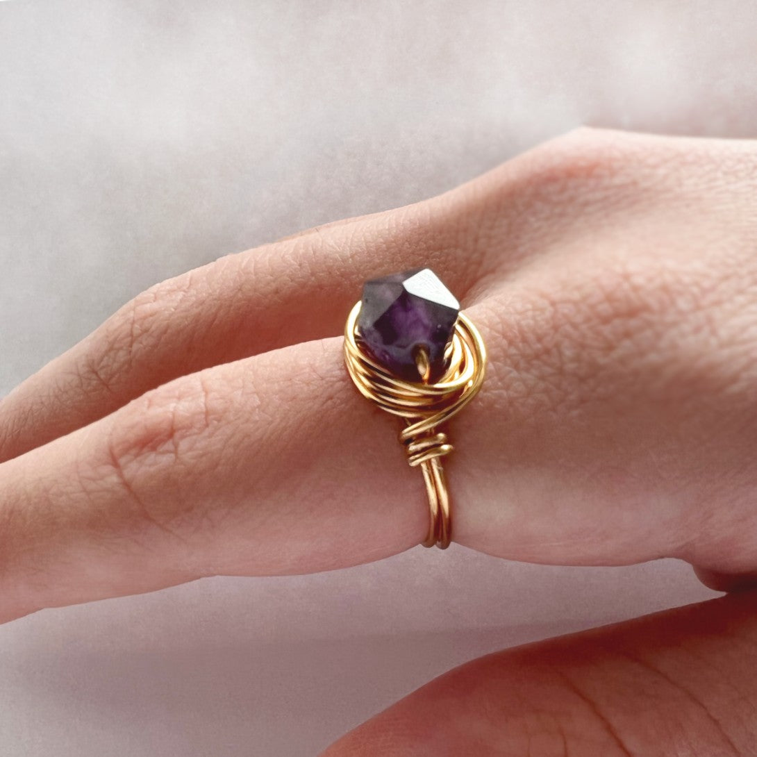 "Amethyst" Ring Nixso Boutique