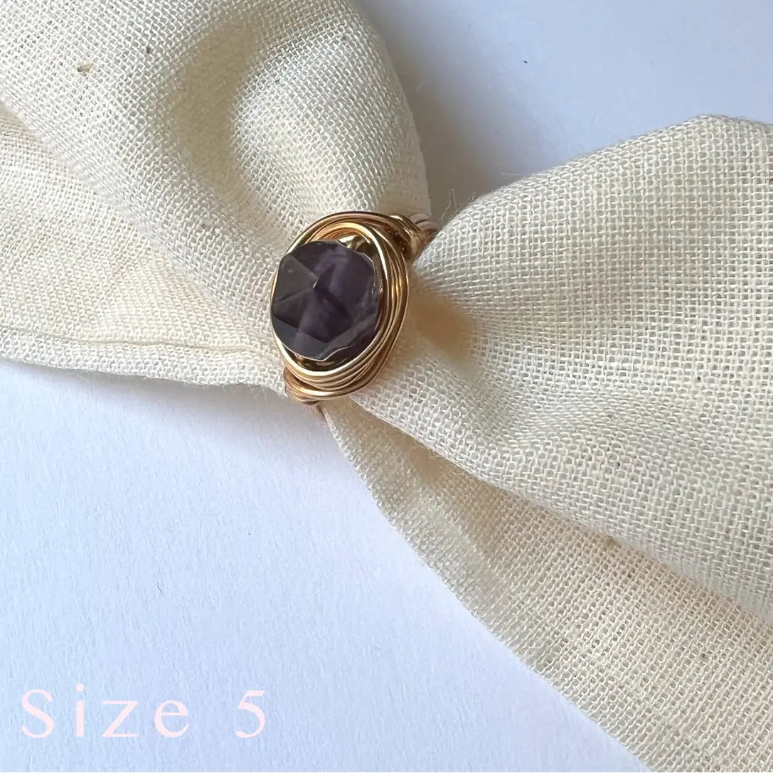 "Amethyst" Ring Nixso Boutique