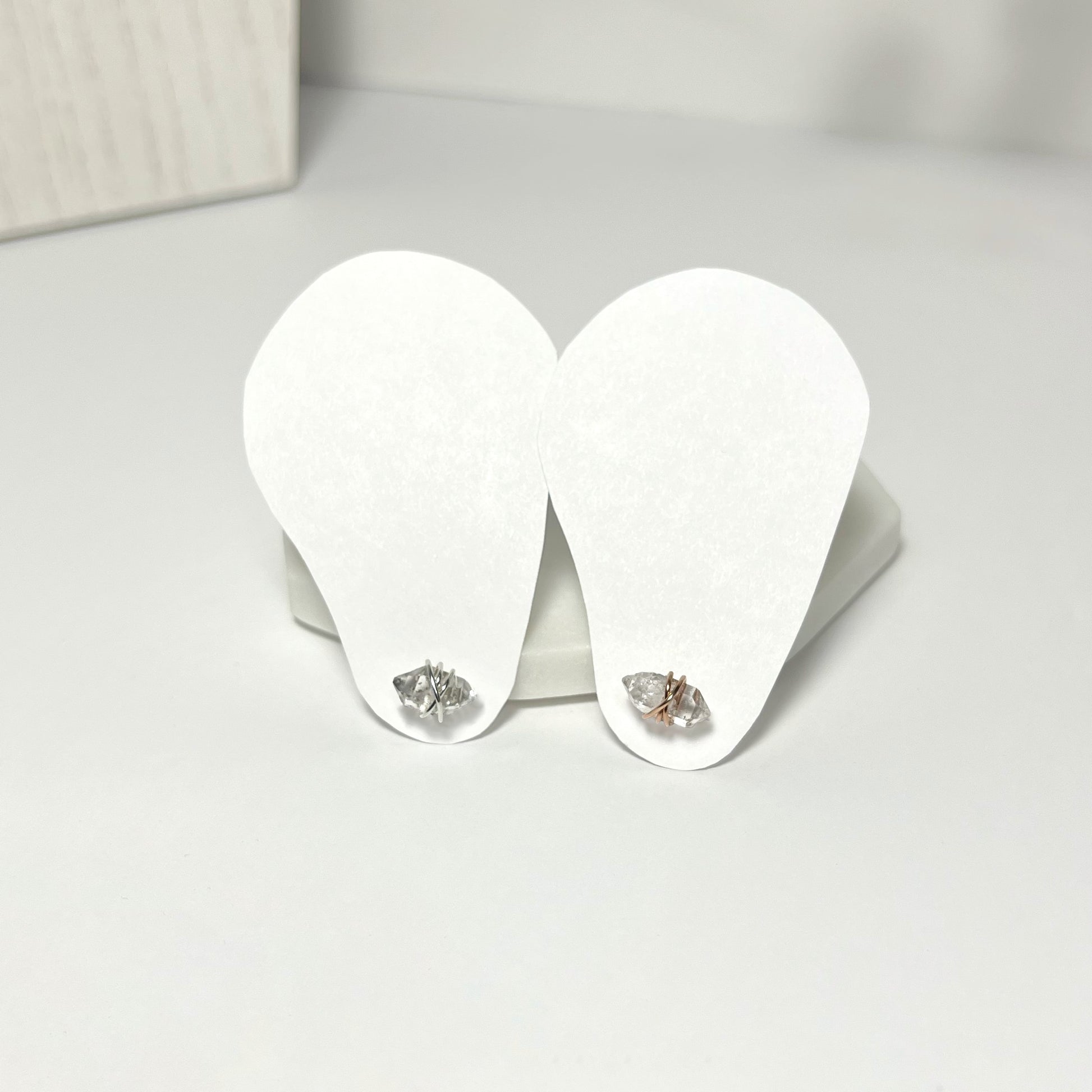 Herkimer Diamond Earring Studs Nixso Boutique