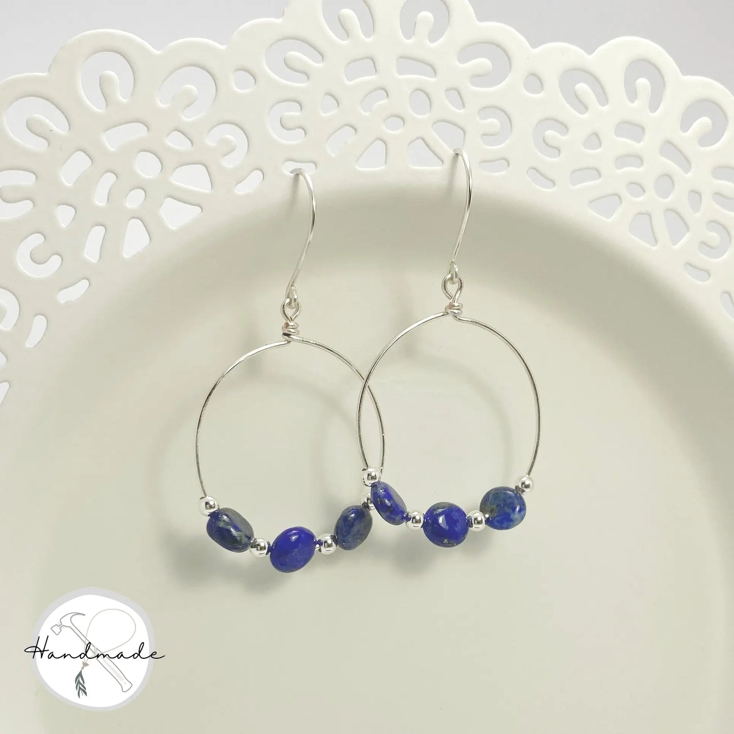 Lapis Lazuli earrings Nixso Boutique