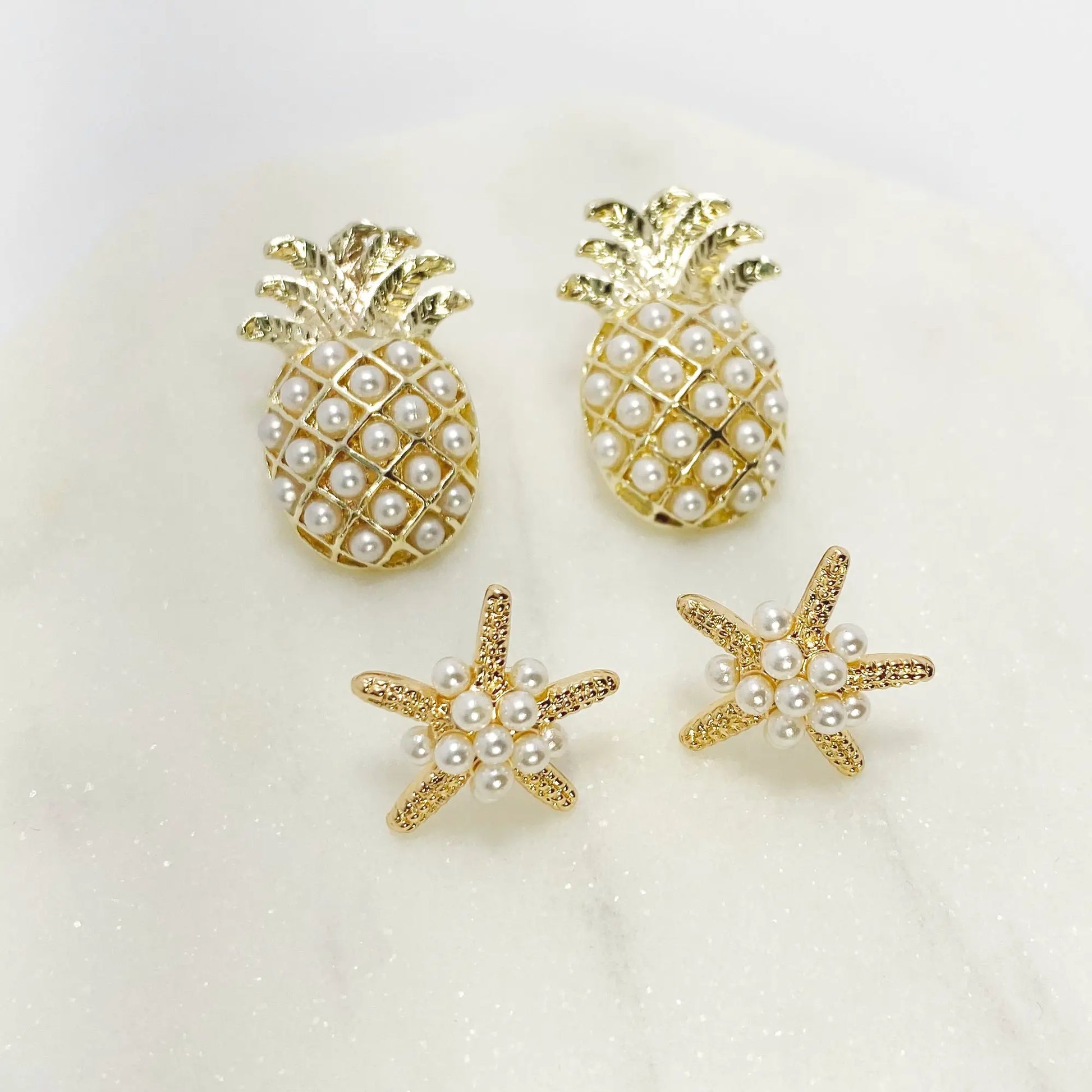 "Pineapple" earrings Nixso Boutique