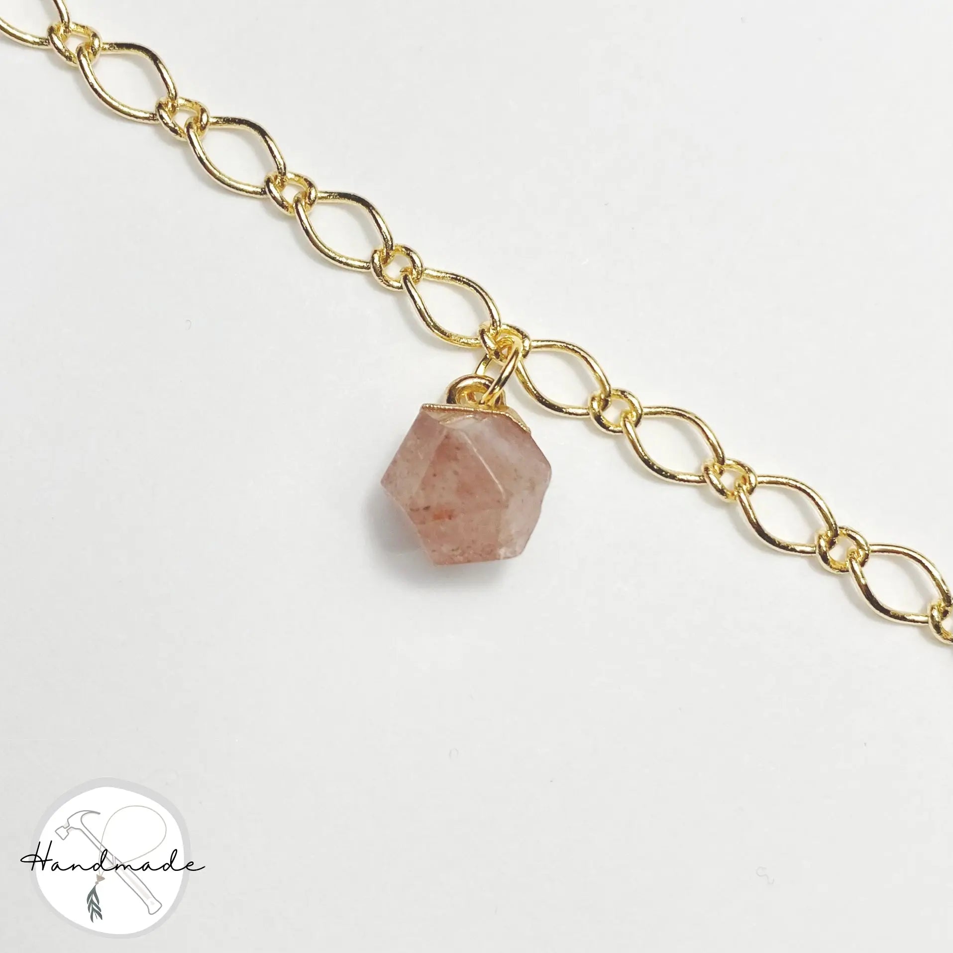 "Strawberry Quartz" Bracelet Nixso Boutique